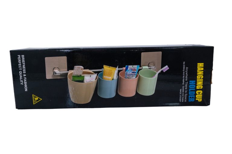 Suport alcatuit din 4 pahare ,montare perete, 8076, trendysanitary.ro