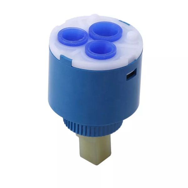 Cartus plastic , baterie monocomanda , 40mm albastru, 9074, trendysanitary.ro