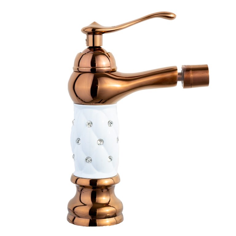 Baterie bideu  TRENDY’S, rose-gold, 3585, trendysanitary.ro