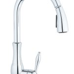 Baterie bucatarie TRENDY S , para de dus extractabila crom, 5431, trendysanitary.ro