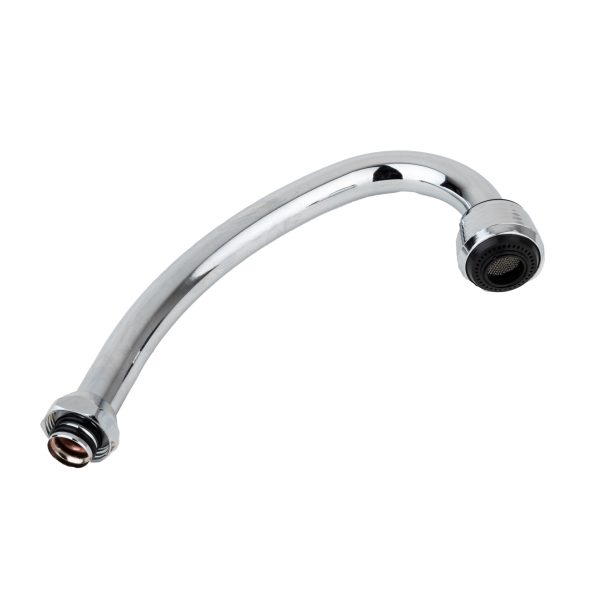 Pipa baterie stativa , tip lebada , crom, 4221, trendysanitary.ro