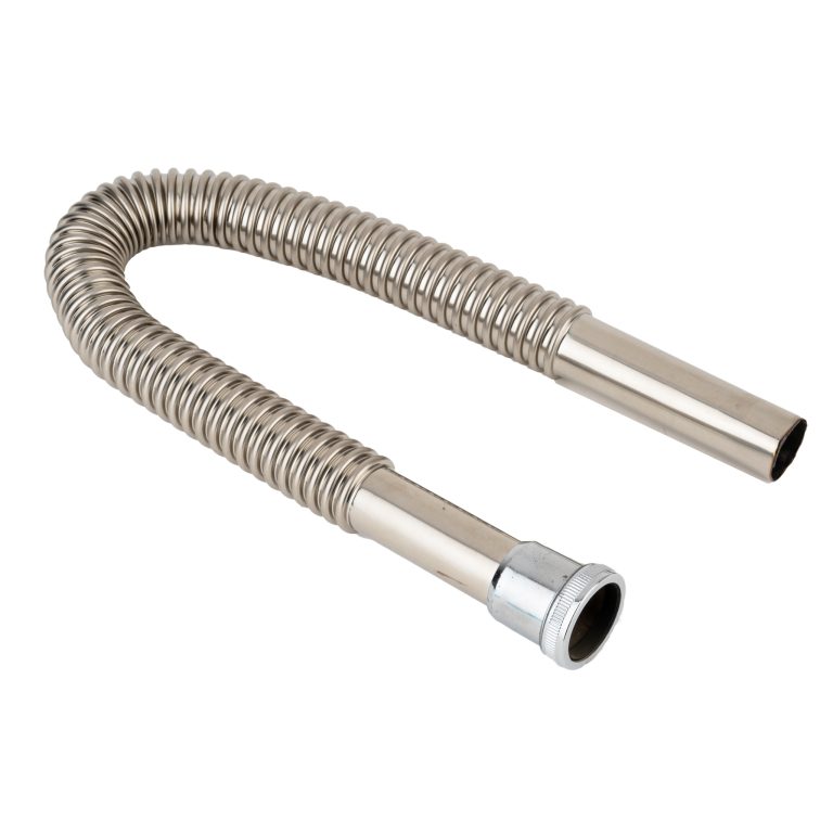 Racord inox , evacuare lavoar 80 cm , iesire 25 mm, 1627, trendysanitary.ro