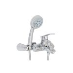 Set baterii,cada ,lavoar si lebada, TRENDY’S, crom lucios, 7461, trendysanitary.ro