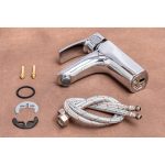 Set baterii,cada ,lavoar si lebada, TRENDY’S, crom lucios, 9809, trendysanitary.ro