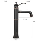 Baterie lavoar TRENDY’S, montare pe blat, langa lavoar, 8260, trendysanitary.ro
