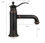 Baterie lavoar TRENDY’S, montare chiuveta baie, 6302, trendysanitary.ro