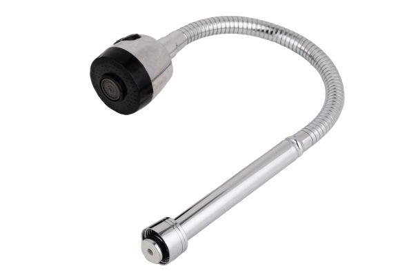 Pipa baterie lebada flexibila , perlator cu doua functii, 3857, trendysanitary.ro