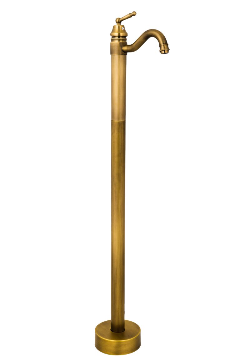 Baterii chiuveta baie, Baterie lavoar freestanding TRENDY’S, bronz antichizat, trendysanitary.ro