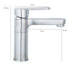 Baterie lavoar TRENDY’S, montare chiuveta baie, 9881, trendysanitary.ro