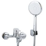 Baterie cada TRENDY’S, pipa fixa, 6981, trendysanitary.ro