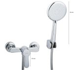 Baterie cabina dus TRENDY’S, 3984, trendysanitary.ro