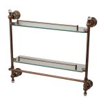 Etajera baie ,TRENDY’S montare pe perete rose -gold, 5098, trendysanitary.ro