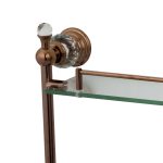 Etajera baie ,TRENDY’S montare pe perete rose -gold, 5399, trendysanitary.ro
