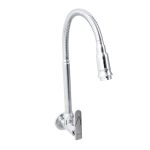 Baterie apa rece TRENDY’S, prindere in perete , crom lucios, 3712, trendysanitary.ro