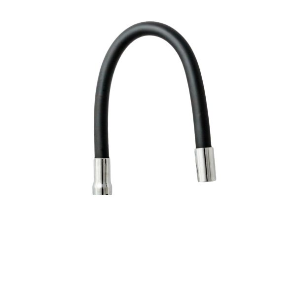 Pipa baterie lebada,flexibila neagra ,TRENDY’S, 4109, trendysanitary.ro