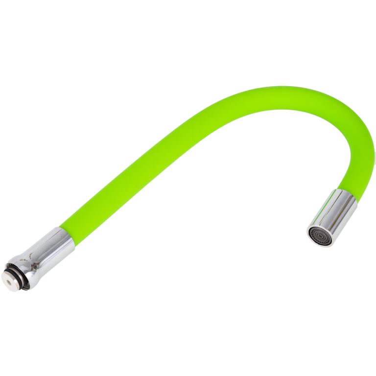 Perlatoare baterii, Pipa baterie lebada, flexibila verde,TRENDY’S, trendysanitary.ro