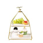 Tava fructe, cu doua nivele, alb, 8547, trendysanitary.ro