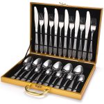 Set tacamuri din inox 24 piese,TRENDY’S,crom, 6145, trendysanitary.ro