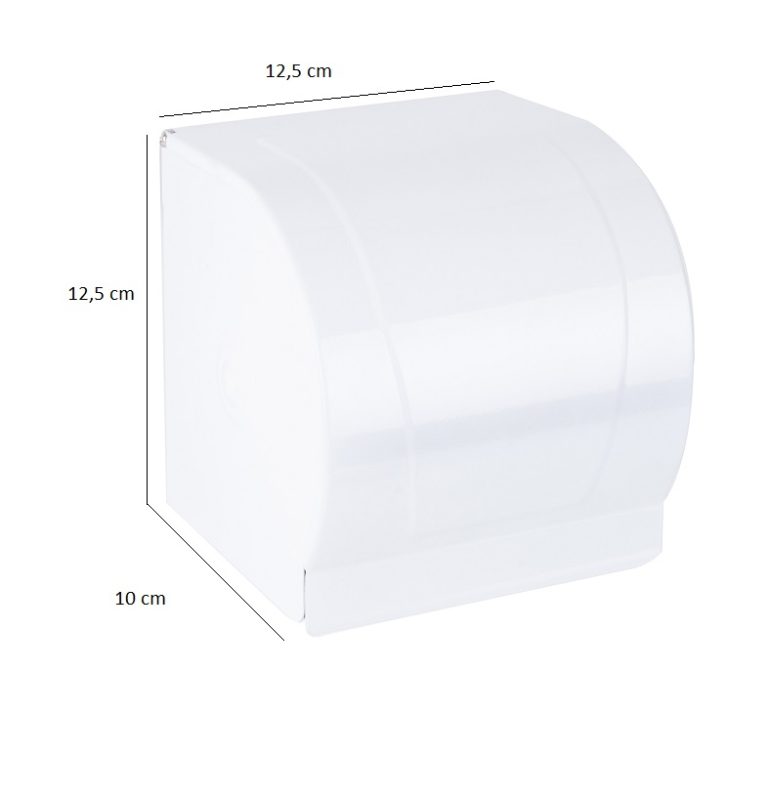 Suport rola hartie igienica, rabatabil, alb Mat 12,5cm X 10cm, 4031, trendysanitary.ro