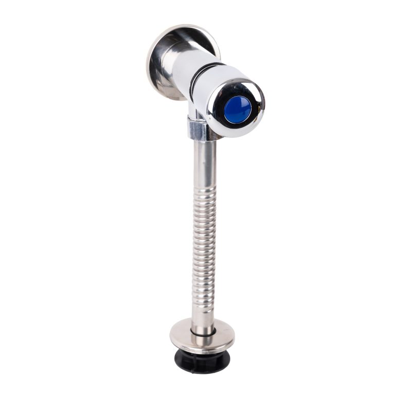 Robinet de pisoar cu temporizare TRENDY’S, fixare perete crom, 6082, trendysanitary.ro