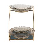 Tava fructe TRENDY’S, cu doua nivele, gold, 3060, trendysanitary.ro