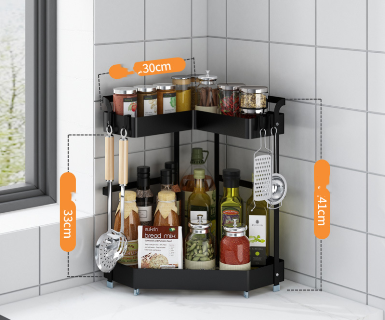 Suport vesela TRENDY’S, pe colt, cu un nivel 33 X30 X41 CM, 2626, trendysanitary.ro