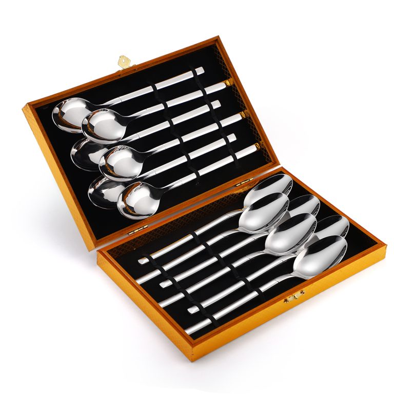 Set 12 linguri, stainless stel, TRENDY’S, 4201, trendysanitary.ro