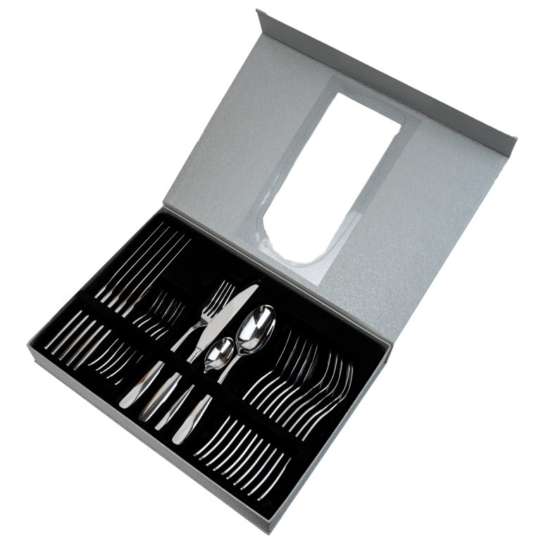 Set 24 tacamuri,stainless stell,pentru 6 persoane,RAWI-001,crom, 1944, trendysanitary.ro
