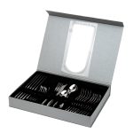 Set 24 tacamuri,stainless stell,pentru 6 persoane,RAWI-001,crom, 5705, trendysanitary.ro