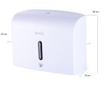 Dispenser ,TRENDY’S, servetele pliate ,mini jumbo, alb, 3039, trendysanitary.ro