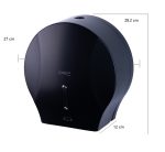 Dispenser hartie igienica,TRENDY’S jumbo, negru, 446, trendysanitary.ro