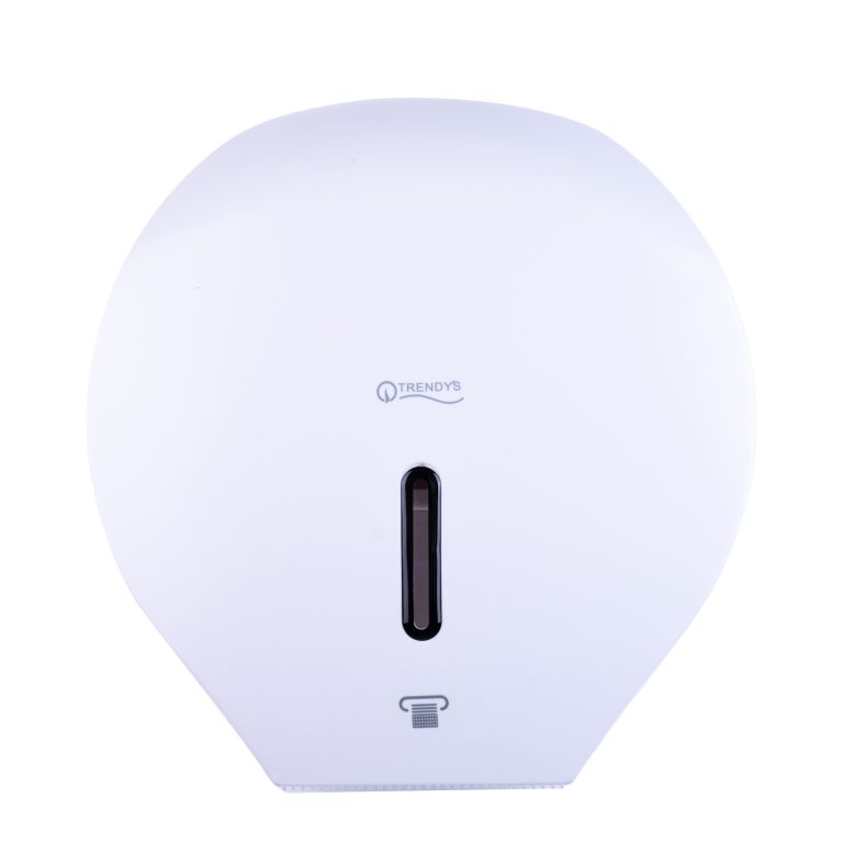 Dispenser hartie igienica,TRENDY’S, mini jumbo, alb, 5063, trendysanitary.ro