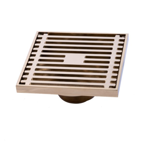 Sifon pardoseala,gold 10X10 cm, iesiere pe 40 mm antimiros, 7062, trendysanitary.ro