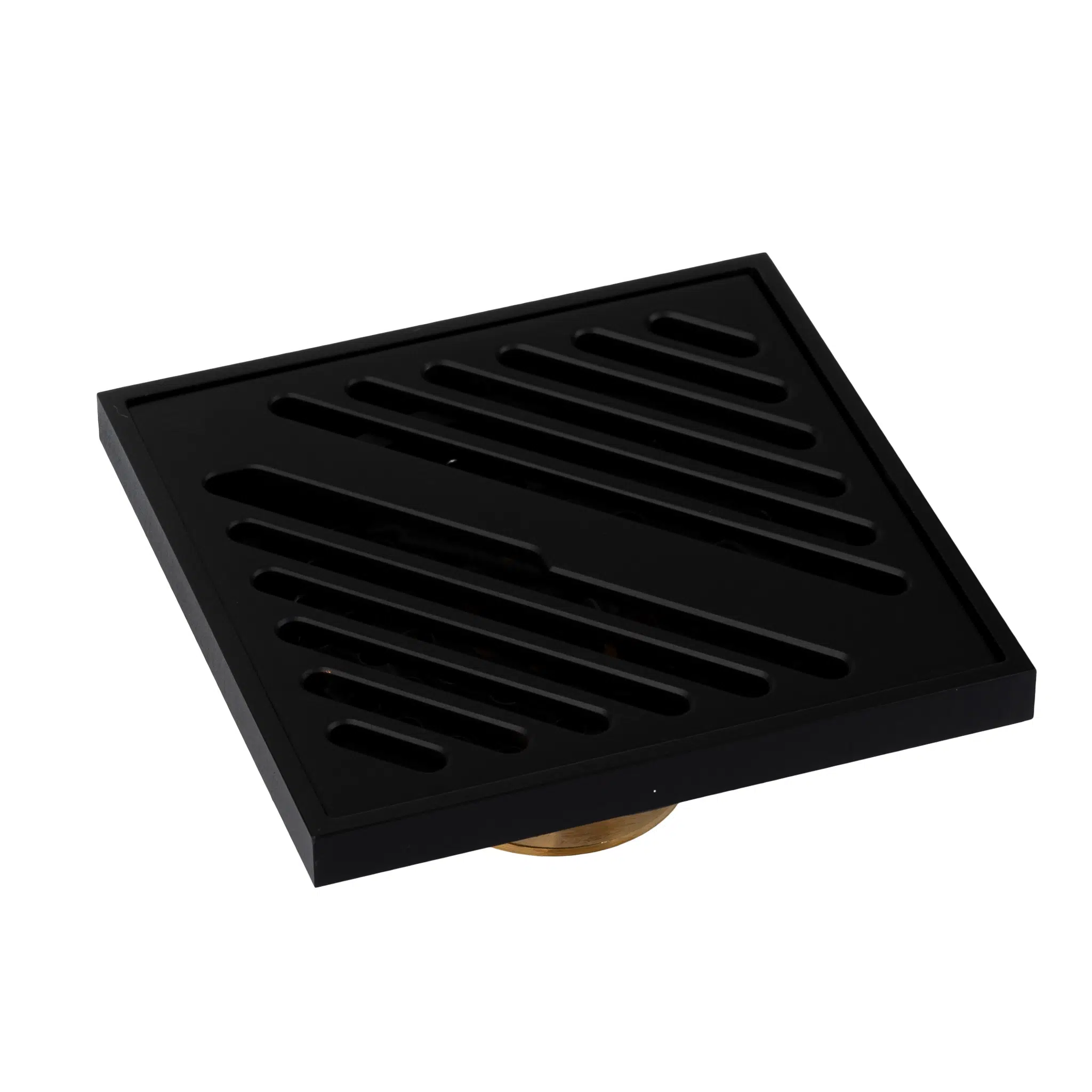 Sifon pardoseala 10×10 cm, iesire pe 40 mm, negru Mat, 6855, trendysanitary.ro