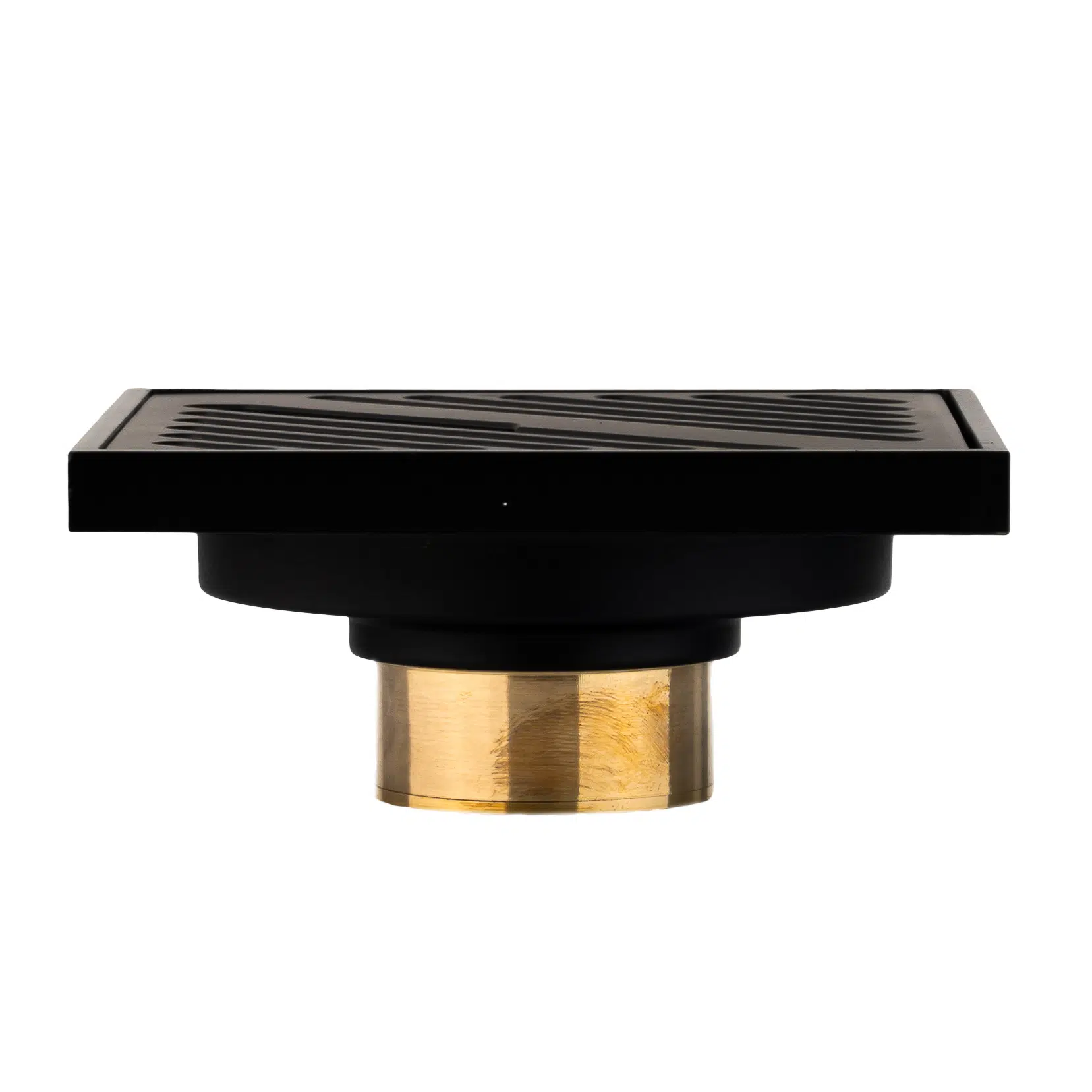 Sifon pardoseala 10×10 cm, iesire pe 40 mm, negru Mat, 1620, trendysanitary.ro