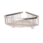 Etajera baie,TRENDY’S, montare pe colt inox satinat, 7282, trendysanitary.ro
