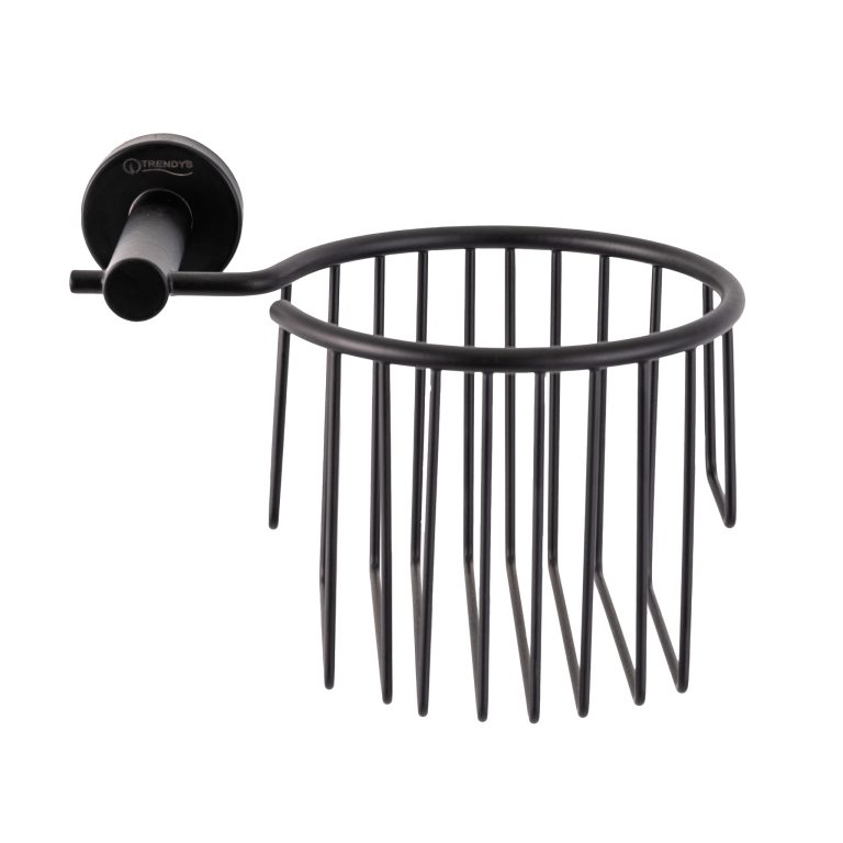Etajere baie, Suport uscator par ,TRENDY’S, negru Mat, trendysanitary.ro