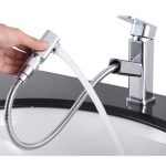 Baterie lavoar salon TRENDY’S  cu para dus extractabila montare chiuveta, 1870, trendysanitary.ro