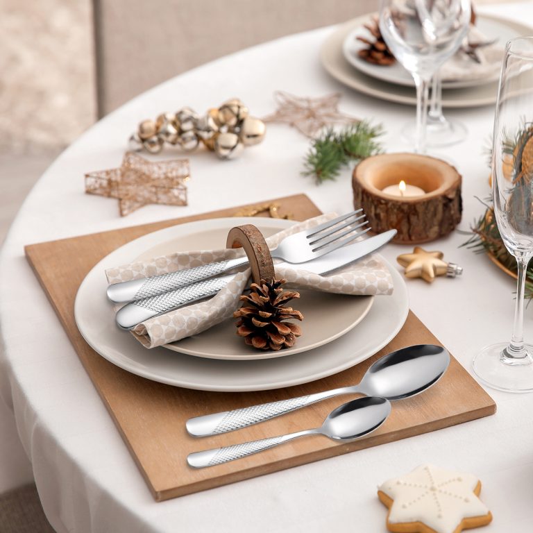 Set tacamuri din inox 48 piese, TRENDY’S, luxury edition, 2100, trendysanitary.ro