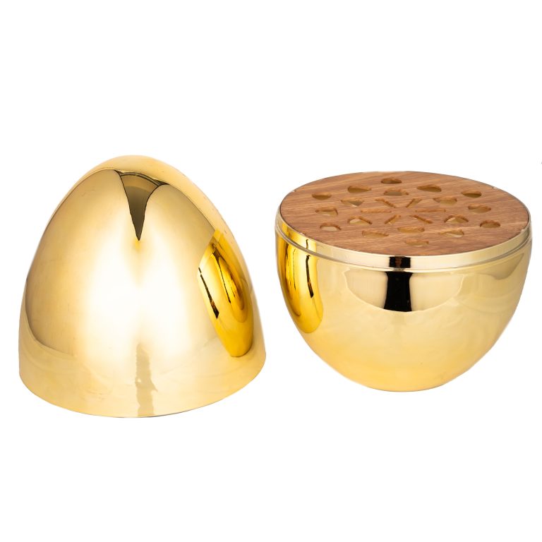 Set tacamuri din inox, 24 de piese, cu suport tip-ou, RAWI-25EG-G, 648, trendysanitary.ro