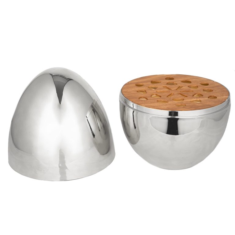 Set tacamuri din inox, 24 de piese, cu suport tip-ou, RAWI-25EG-C, 6189, trendysanitary.ro