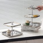Tava fructe, cu doua nivele, aspect satinat, 18,5X20.5X25 CM, 9486, trendysanitary.ro