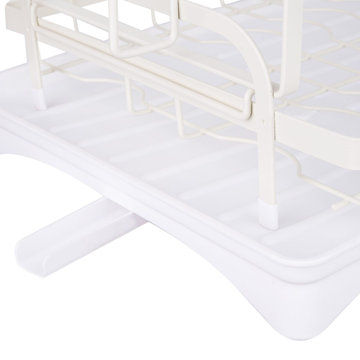 Suport vesela cu doua nivele, cu suport tacamuri, alb, 29X42X29 CM, 3447, trendysanitary.ro