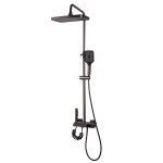 Coloana de dus TRENDY’S, cu patru functii si functie de bideu integrata, gri, 8602, trendysanitary.ro