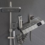 Coloana de dus TRENDY’S, cu patru functii si functie de bideu integrata, gri, 9921, trendysanitary.ro