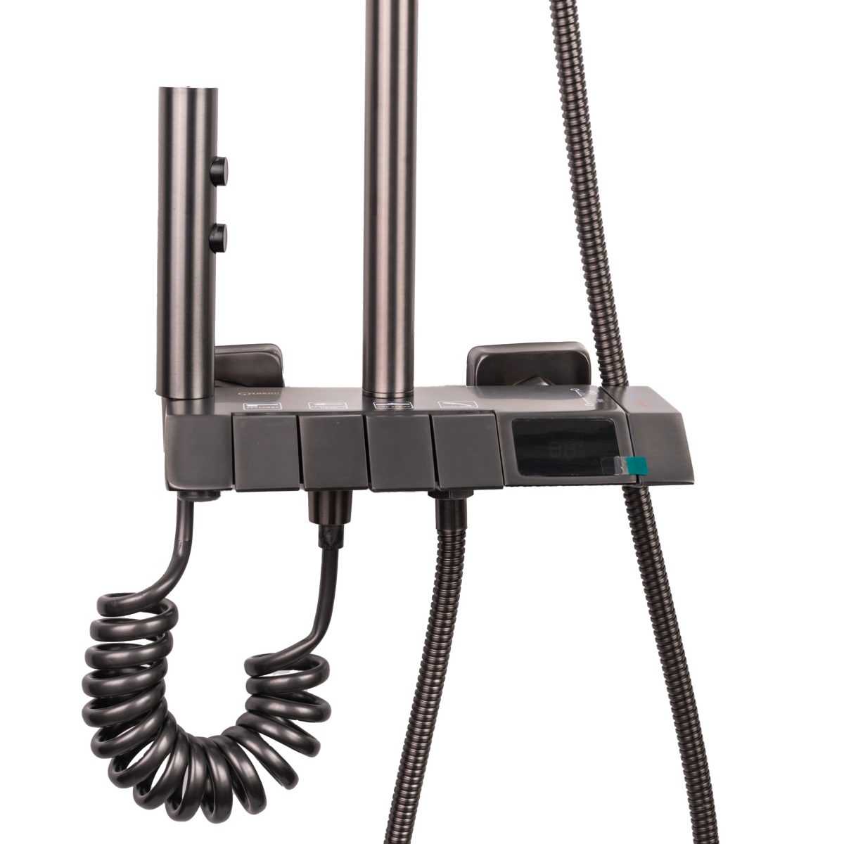 Coloana de dus TRENDY’S, cu patru functii si functie de bideu integrata, gri, 9747, trendysanitary.ro