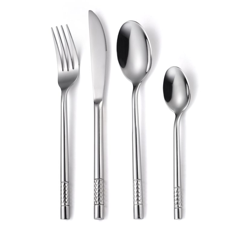 Set tacamuri din inox 24 piese, pentru 6 persoane, TRENDY’S, luxury, 2904, trendysanitary.ro