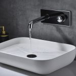 Baterie lavoar, incastrata in perete, crom lucios TRENDY’S,, 2715, trendysanitary.ro