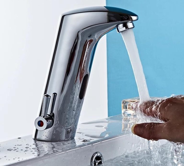 Baterie lavoar senzor cu mixer, DC6V TRENDY S, 535, trendysanitary.ro
