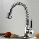 Baterie Bucătărie Cromată – Pară de Duș Extractabilă, 3347, trendysanitary.ro